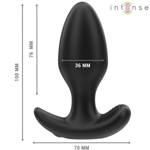 Intense Anal Toys Joey Anaalplug met 10 Trillingen en Afstandsbediening, zwart Intense Anal Toys Joey Anaalplug met 10 Trillingen en Afstandsbediening, zwart - Afbeelding 3