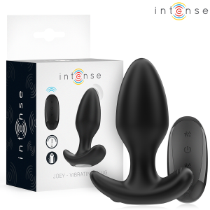 Intense Anal Toys Joey Anaalplug met 10 Trillingen en Afstandsbediening, zwart Intense Anal Toys Joey Anaalplug met 10 Trillingen en Afstandsbediening, zwart - Afbeelding 1