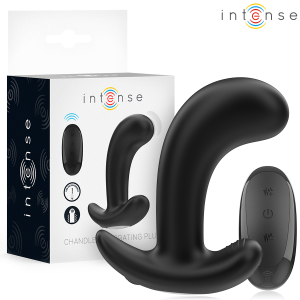 Intense Anal Toys Anal Plug Chandler with 10 Vibrations and Remote Control, black Intense Anal Toys Anal Plug Chandler with 10 Vibrations and Remote Control, black - Image 1
