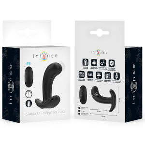 Intense Anal Toys Anal Plug Chandler with 10 Vibrations and Remote Control, black Intense Anal Toys Anal Plug Chandler with 10 Vibrations and Remote Control, black - Image 7