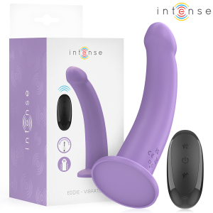 Intense Eddie Vibrator 17,5 cm met afstandsbediening, paars Intense Eddie Vibrator 17,5 cm met afstandsbediening, paars - Afbeelding 1