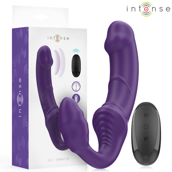 Intense Remote Control G-Punkt Vibrator Jill met afstandsbediening 20 cm paars