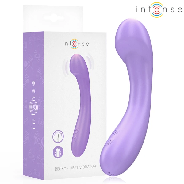 Intense High Tech Becky Vibrator 19 cm verwarmbaar met 7 standen paars
