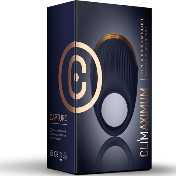 Climaximum Capture Sensory Cock Ring Vibrator voor paren