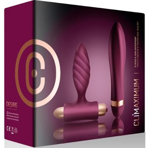 Climaximum Desire KIT Twisted Vibrator und Analplug Set Climaximum Desire KIT Twisted Vibrator und Analplug Set – Bild 5