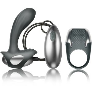 Climaximum Toy-Set Cockring met Draad-Prostaatmassageapparaat Climaximum Toy-Set Cockring met Draad-Prostaatmassageapparaat - Afbeelding 1