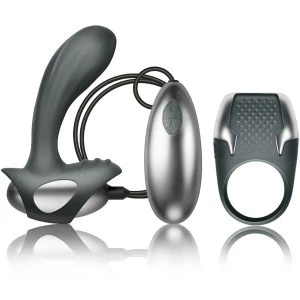 Climaximum Toy-Set Cockring met Draad-Prostaatmassageapparaat