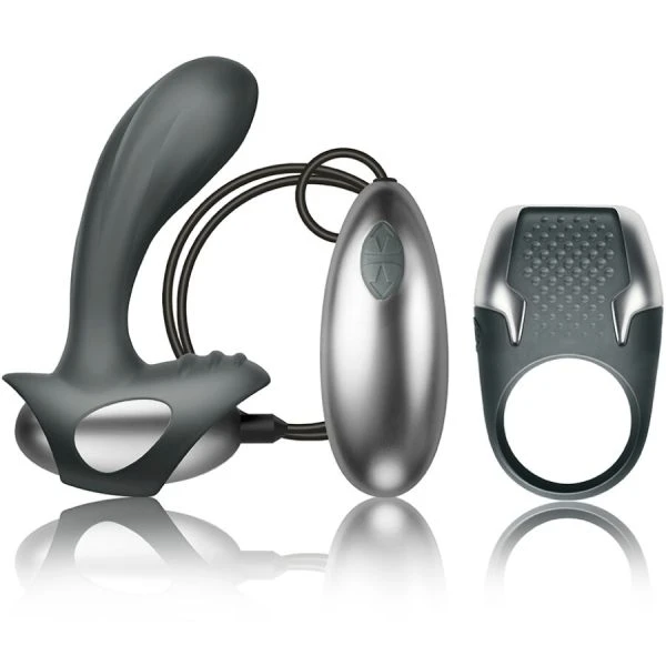 Climaximum Toy-Set Cockring met Draad-Prostaatmassageapparaat
