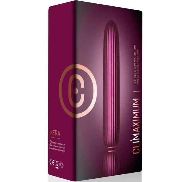 Climaximum Hera gestructureerde Bullet-Vibrator met 10 standen Climaximum Hera gestructureerde Bullet-Vibrator met 10 standen