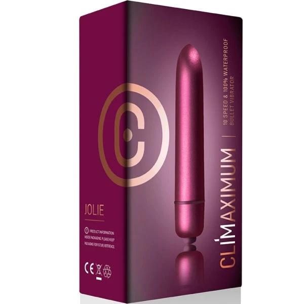 Climaximum Jolie Mini Bullet Vibrator met 10 standen, waterdicht Climaximum Jolie Mini Bullet Vibrator met 10 standen, waterdicht
