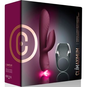 Climaximum Lamour KIT Rabbit Vibrator en Penisring Set Climaximum Lamour KIT Rabbit Vibrator en Penisring Set - Afbeelding 4