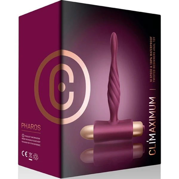 Climaximum Pharos Beginner Anal Plug mit 10 Vibrationen Climaximum Pharos Beginner Anal Plug mit 10 Vibrationen