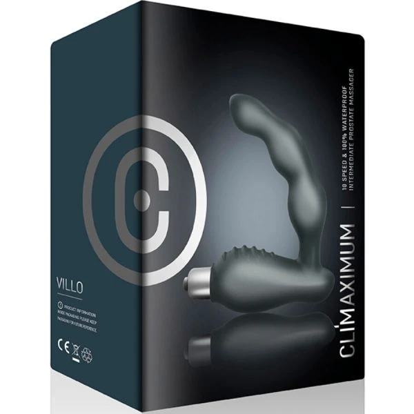 Climaximum Villo Stufen-Prostatavibrator met perineumstimulator Climaximum Villo Stufen-Prostatavibrator met perineumstimulator