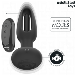Addicted Toys Anaalvibrator met vibrerende tong en afstandsbediening Addicted Toys Anaalvibrator met vibrerende tong en afstandsbediening - Afbeelding 6