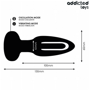 Addicted Toys Anaalvibrator met vibrerende tong en afstandsbediening Addicted Toys Anaalvibrator met vibrerende tong en afstandsbediening - Afbeelding 7
