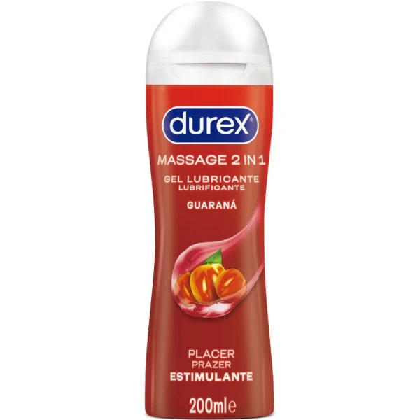 Durex Lubes Guarana Stimulierendes Massage-Schmiergel 200 ml