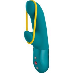 FUN Factory Amorino Rabbit-Vibrator met siliconenband Aquamarijn FUN Factory Amorino Rabbit-Vibrator met siliconenband Aquamarijn - Afbeelding 2