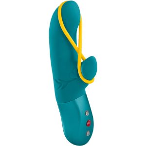 FUN Factory Amorino Rabbit-Vibrator met siliconenband Aquamarijn FUN Factory Amorino Rabbit-Vibrator met siliconenband Aquamarijn - Afbeelding 1