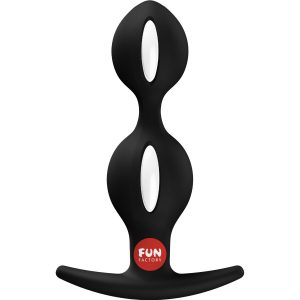 FUN Factory B-balls DUO Silicone Anal Plug Black - Image 3