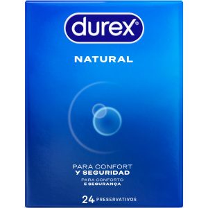 Durex Natuurrubber Condooms 24 stuks anatomisch gevormd Durex Natuurrubber Condooms 24 stuks anatomisch gevormd - Afbeelding 1