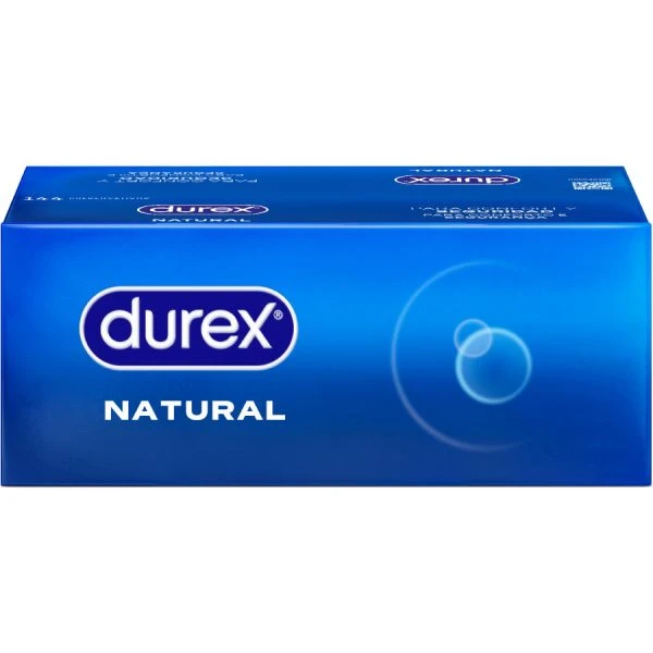 Durex Natuurlijke Condooms 144 stuks, Easy-On-vorm, nominale breedte 54 mm