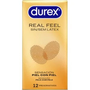 Durex Real Feel Condoms without Latex, 12 pieces, Nominal width 56 mm
