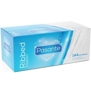 Pasante Gerippte Passion-Kondome 144 Stück, Nennweite 52 mm