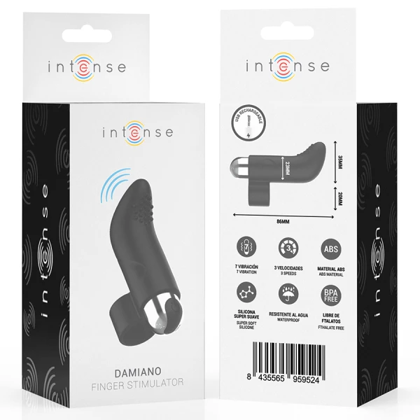 Intense FUN Toys Damiano Vingerstimulator oplaadbaar