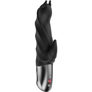 FUN Factory Darling Devil Rabbit Vibrator with Clitoral Stimulator, black