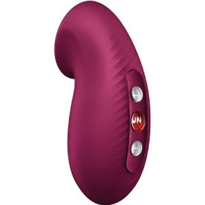 Fun Factory Desire Air Pulse Vibrator Wine Red – Clitoral Vibrator with Air Pulses