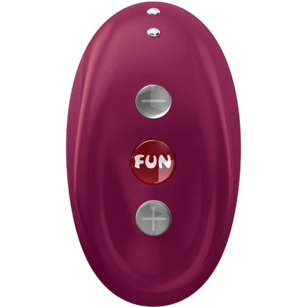 Fun Factory MEA Air Pulse Vibrator Weinrot – Auflegevibrator mit Luftimpulsen