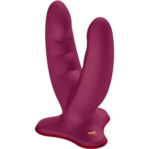 FUN Factory Ryde Grinding Dildo with Suction Cup Wine RED