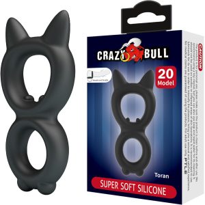 Crazy Bull Toran Dubbele Siliconenring Model 20, verstelbaar Crazy Bull Toran Dubbele Siliconenring Model 20, verstelbaar - Afbeelding 1
