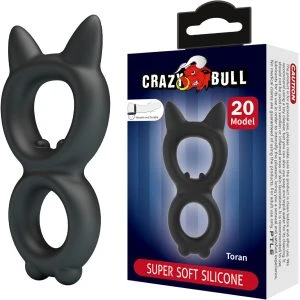 Crazy Bull Toran Doppelter Silikonring Modell 20, verstellbar