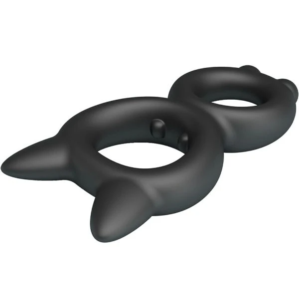 Crazy Bull Toran Dubbele Siliconenring Model 20, verstelbaar