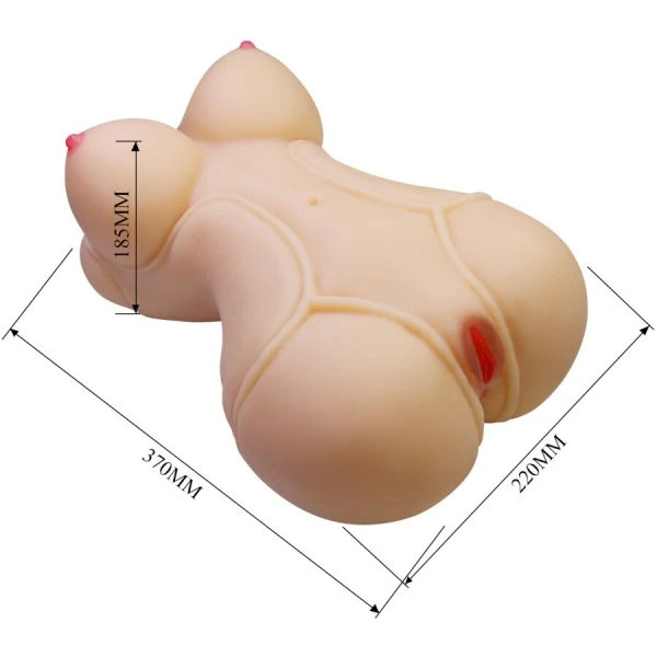 Crazy Bull Diana Realistische Masturbator Torso met Vagina en Anus 5 kg