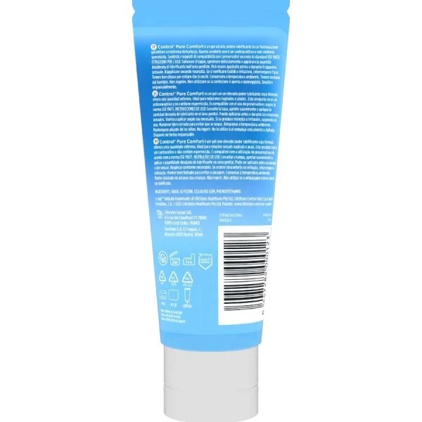 Control Lubes Pure Comfort glijmiddel op waterbasis 80 ml Control Lubes Pure Comfort glijmiddel op waterbasis 80 ml