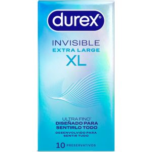 Durex Onzichtbare Condooms XL 10 stuks, ultradun Durex Onzichtbare Condooms XL 10 stuks, ultradun - Afbeelding 1