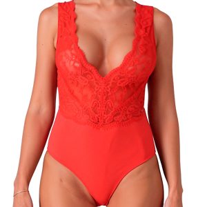Passion Woman Teddies Body Evalie rood L/XL Passion Woman Teddies Body Evalie rood L/XL - Afbeelding 2
