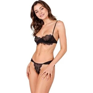 Passion Woman Sets Tivolea BH-set met string Zwart L/XL