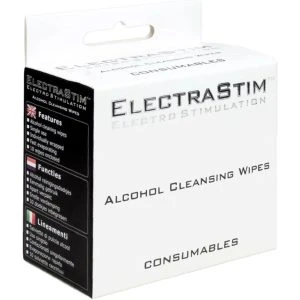 Electrastim Alkohol-Reinigungstücher 10 Stück für Elektroden
