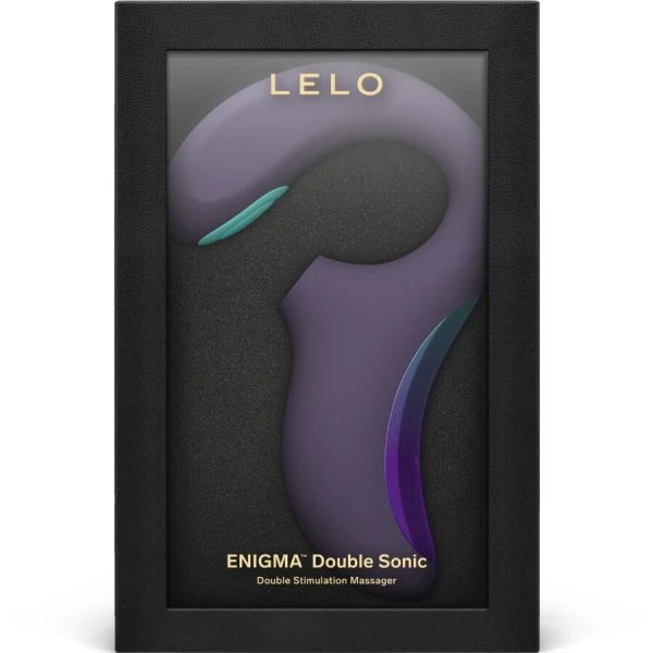 Lelo Enigma Double Sonic A-Punkt-Vibrator G-Punkt-Stimulation Cyber Purple