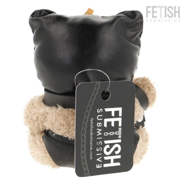Fetish Submissive Rebel Toys Luno BDSM Teddybeer met Masker en Zweep