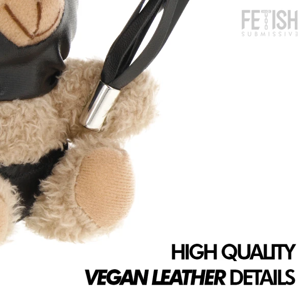 Fetish Submissive Rebel Toys Luno BDSM Teddybeer met Masker en Zweep