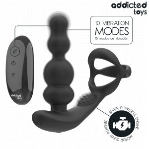 Addicted Toys Roterende Prostaatmassager met Afstandsbediening, Siliconen Addicted Toys Roterende Prostaatmassager met Afstandsbediening, Siliconen - Afbeelding 4