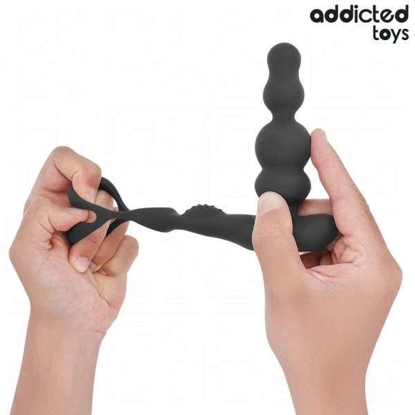 Addicted Toys Roterende Prostaatmassager met Afstandsbediening, Siliconen Addicted Toys Roterende Prostaatmassager met Afstandsbediening, Siliconen