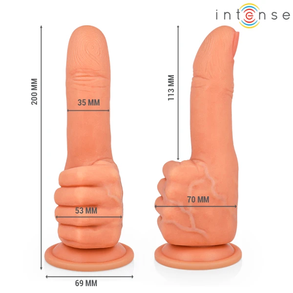 Intense FUN Toys Bender G-Punkt-Stimulator met handdesign, flexibel, 11,3 cm Intense FUN Toys Bender G-Punkt-Stimulator met handdesign, flexibel, 11,3 cm