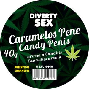 Diablo Goloso Penis-snoepjes met cannabisaroma, 20 stuks Diablo Goloso Penis-snoepjes met cannabisaroma, 20 stuks - Afbeelding 2
