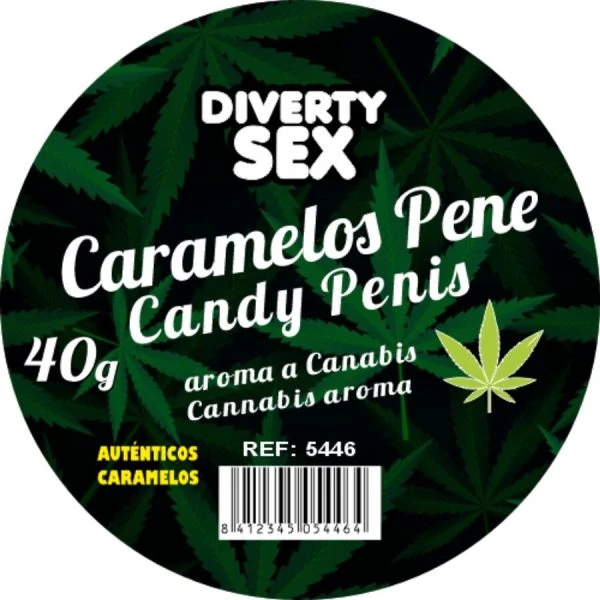 Diablo Goloso Penis-snoepjes met cannabisaroma, 20 stuks Diablo Goloso Penis-snoepjes met cannabisaroma, 20 stuks