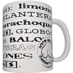 Diablo Picante Keramiekbeker met Titten Synoniemen 370 ml Diablo Picante Keramiekbeker met Titten Synoniemen 370 ml - Afbeelding 1